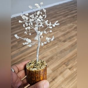 Rainbow Moonstone Crystal Tree